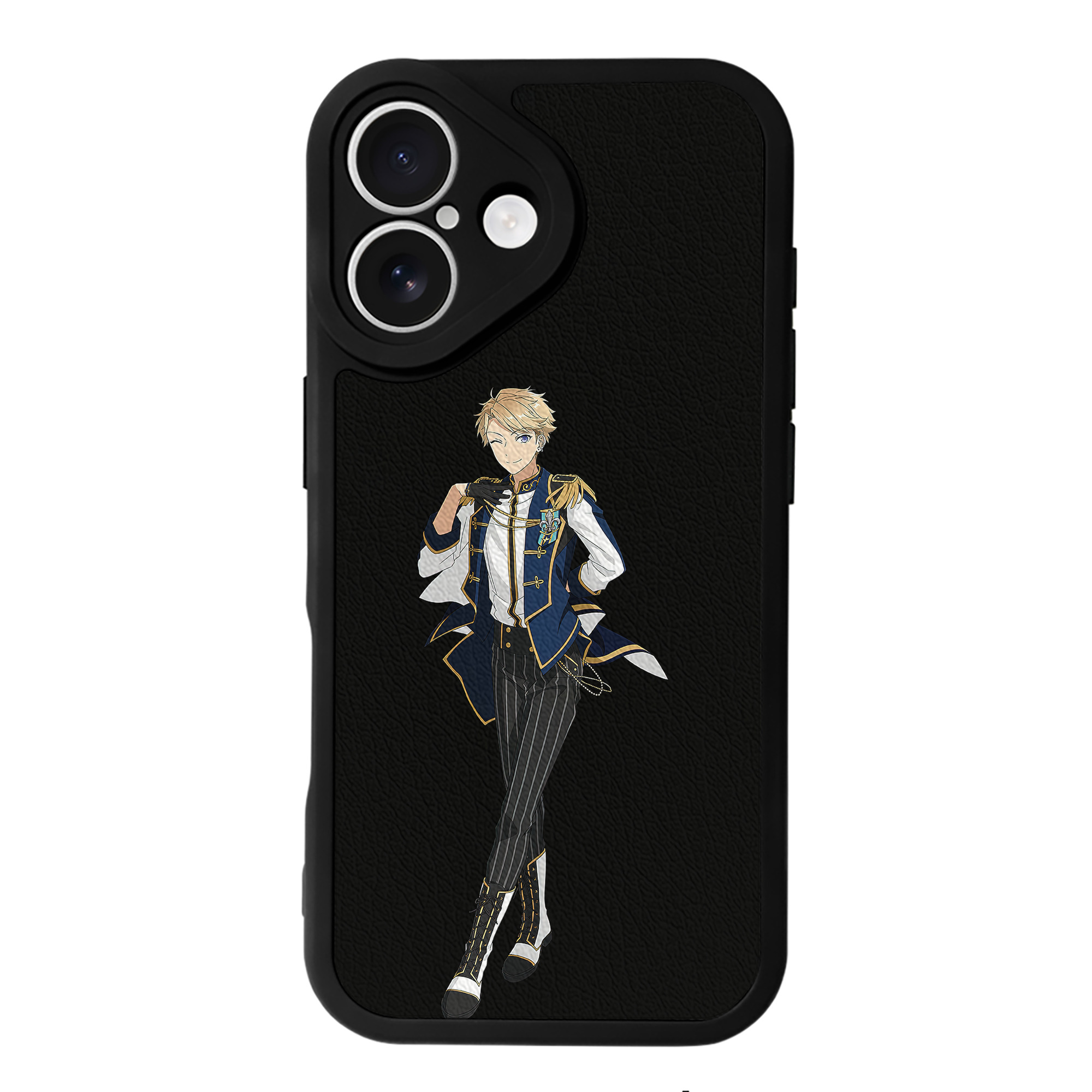 （画像用） あんさんぶるスターズ! Ensemble Stars 【iPhone 16シリーズ対応】シリコンスマホケース（レザー調） 材質：シリコン